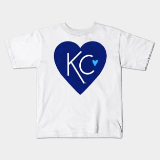 KC Love Navy & Blue Kids T-Shirt